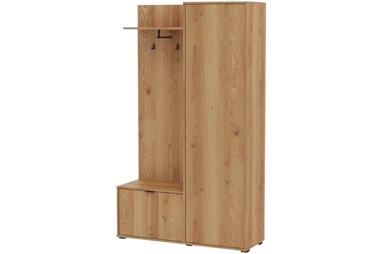 Шафа для верхнього одягу ПРОЕКТ МЕБЛІ 1130*400*1920 дуб аппалачі